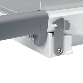 Hebelschneider Leitz Precision Home Office A4, bis A4, bis 10 Blatt, beleuchtete Schneidkante, Ableselineal, Klingenschutz, Edelstahl