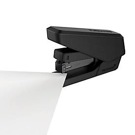 Heftgerät Fellowes LX840™, Halbstreifen, bis 25 Blatt, 24/6- o. 26/6-Heftklammern, antibakterielle Microban® Technologie, schwarz