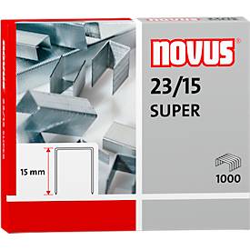 Heftklammern 23/15 Super, 1000 Stück