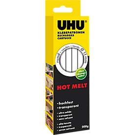 Heißklebepistole Patronen UHU Hot Melt, 200 g, für alle Klebepistolen mit Ø 11 mm, 10 Stück