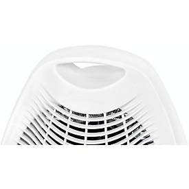 Heizlüfter exquisit HL 32025 we, 1000/2000 W, 2 Stufen, Tragegriff, B 215 x T 130 x H 260 mm, weiß
