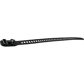 Hellermanntyton Kabelbinder Softfix XS-XL, L 580 x B 28 mm, Polyurethan schwarz, wiederverwendbar, UV-beständig, 3 Stück