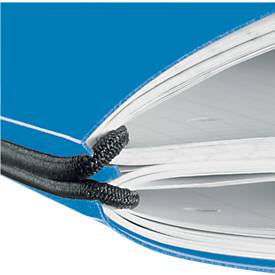 Herlitz Notizbuch my.book, Format DIN A4, Kunststoff, 2 x 40 Blätter kariert/liniert, blau