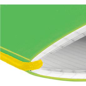 Herlitz Notizbuch my.book, Format DIN A5, Kunststoff, 40 karierte Blätter, grün