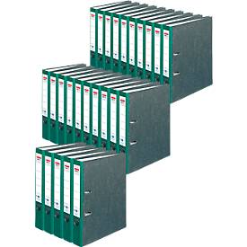 herlitz Ordner maX.file nature, DIN A4, Rückenbreite 50 mm, 25 Stück, grün