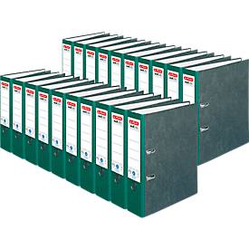 herlitz Ordner maX.file nature, DIN A4, Rückenbreite 80 mm, 20 Stück, grün