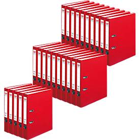 herlitz Ordner maX.file protect, DIN A4, Rückenbreite 50 mm, 25 Stück, rot