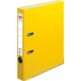 herlitz Ordner maX.file protect, DIN A4, Rückenbreite 50 mm, gelb