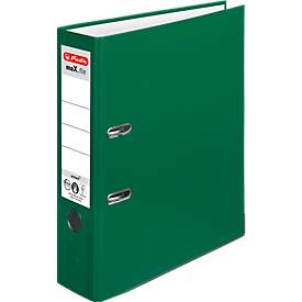 herlitz Ordner maX.file protect, DIN A4, Rückenbreite 80 mm, grün