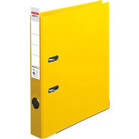 herlitz Ordner maX.file protect plus, DIN A4, Rückenbreite 50 mm, gelb