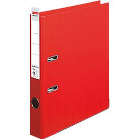 herlitz Ordner maX.file protect plus, DIN A4, Rückenbreite 50 mm, rot