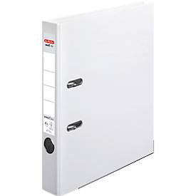 herlitz Ordner maX.file protect plus, DIN A4, Rückenbreite 50 mm, weiß