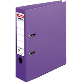 herlitz Ordner maX.file protect plus, DIN A4, Rückenbreite 80 mm, 10 Stück, violett