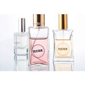 HERMA 8023 Folienetiketten, transparent, glasklar, A4, Ø 40 mm, wetterfest, permanent, 600 Etiketten/25 Blatt