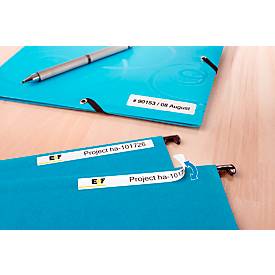 Herma Etiketten Nr. 10005, 63,5 x 16,9 mm, ablösbar, selbstklebend, Papier, weiß, 1200 Stück