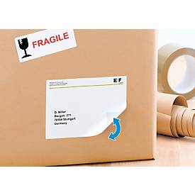 Herma Etiketten Nr. 4210, DIN A4, selbstklebend, ablösbar, bedruckbar, weiß, 2750 Stück auf 25 Blatt