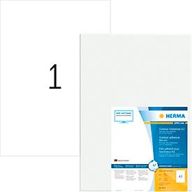 Herma Folienetiketten Special Nr. 9544, 297 x 420 mm, wetterfest, abwaschbar, selbstklebend, schmutzabweisend, weiß, 40 