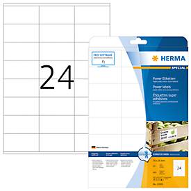 Herma Power-Etiketten Nr. 10905 auf DIN A4-Blättern, 600 Etiketten, 25 Bogen