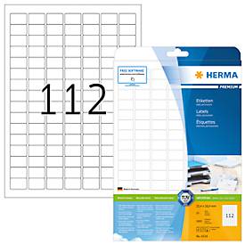 Herma Premium-Etiketten Nr. 4334 auf DIN A4-Blättern, 2800 Etiketten, 25 Bogen