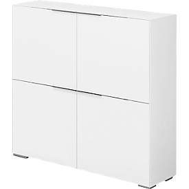 Highboard Nizza, 4 Türen m. 1 Fachboden, Multifunktionseinsatz, B 1118 x H 1136 mm