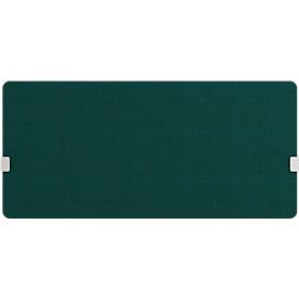 Hintertisch-Akustiktrennwand Wall inkl. Adapter, 30 mm stark, B 2000 x H 600 mm, grün