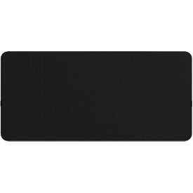 Hintertisch-Akustikwand Flex, 40 mm stark, mit Adapter, schallabsorbierend, modular erweiterbar, Tischmontage, B 1200 x H 600 mm, schwarz