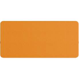 Hintertisch-Akustikwand Flex, 40 mm stark, mit Adapter, schallabsorbierend, modular erweiterbar, Tischmontage, B 1600 x H 800 mm, gelb