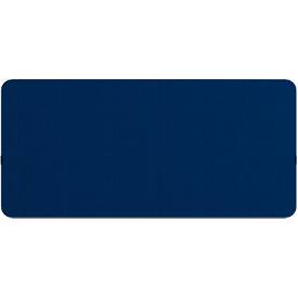 Hintertisch-Akustikwand Flex, 40 mm stark, mit Adapter, schallabsorbierend, modular erweiterbar, Tischmontage, B 1800 x H 600 mm, dunkelbau