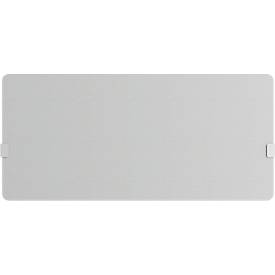 Hintertischwand Modus, mit Adapter, 25 mm stark, B 1200 x H 600 mm, hellgrau