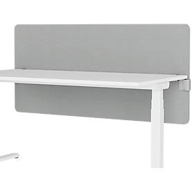 Hintertischwand Modus, mit Adapter, 25 mm stark, B 1200 x H 600 mm, hellgrau