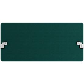 Hintertischwand Modus, mit Adapter, 25 mm stark, B 2000 x H 800 mm, grün