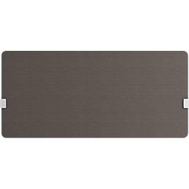 Hintertischwand Modus, mit Adapter, 25 mm stark, B 800 x H 600 mm, dunkelgrau