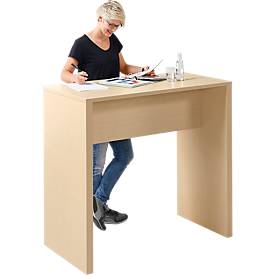 Hochtisch POINT, B 1200 mm, Ahorn-Dekor 