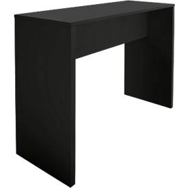 Hochtisch POINT, B 1200 mm, schwarz 