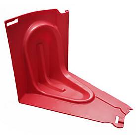 Hochwasserbarriere, modularer Aufbau, Eckstück für Innen, Winkel von 30°, L 550 x B 680 x H 528 mm, ABS-Kunststoff, rot, 1 Stück