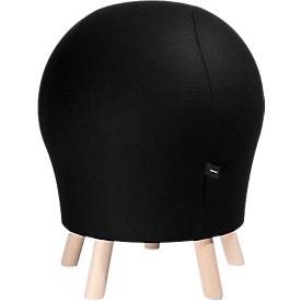 Hocker Sitness Alpine, mit integriertem Gymnastikball, Bezug 75 % Schurwolle