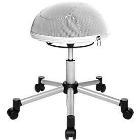 Hocker Sitness Half Ball, weiß