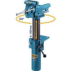 Höhenverstellgerät HEUER Lift f.Backen-B.160/180mm um 360Grad drehb.HEUER