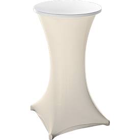 Hoes voor statafel, ø 700 mm, champagne-ecru