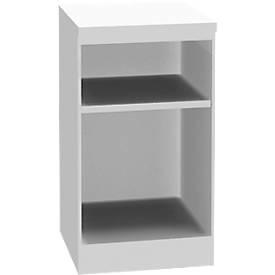 Holzregal TETRIS SOLID, 1,5 OH, B 400/800 mm, div. Dekore