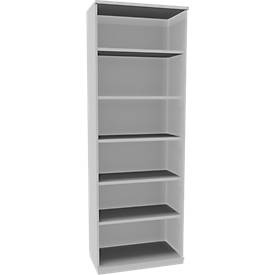 Holzregal TETRIS SOLID, 6 OH, B 400/800 mm, div. Dekore