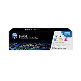 HP 125A Tripack LaserJet CF373AM Toner cyan/magenta/gelb, original