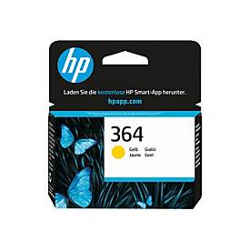 HP 364 - 3 ml - Gelb - original - Tintenpatrone - für Deskjet 35XX; Photosmart 55XX, 55XX B111, 65XX, 7510 C311, 7520, W
