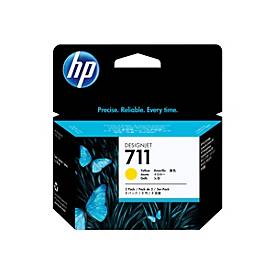 HP 711 - 3er-Pack - Gelb - original - DesignJet - Tintenpatrone