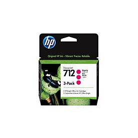 HP 712 - 3er-Pack - 29 ml - Magenta - original