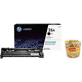 LaserJet CF226A Tonerkassette schwarz + HARIBO Goldbären, GRATIS