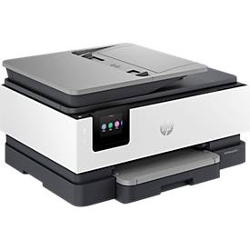 HP OfficeJet Pro 8122e All-in-One Tintenstrahldrucker, 1200 dpi, 2,7 Zoll Touch-Display, Dual-Band Wi-Fi/LAN, USB 2.0, weiß