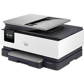 HP OfficeJet Pro 8122e All-in-One Tintenstrahldrucker, 1200 dpi, 2,7 Zoll Touch-Display, Dual-Band Wi-Fi/LAN, USB 2.0, weiß