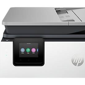 HP OfficeJet Pro 8122e All-in-One Tintenstrahldrucker, 1200 dpi, 2,7 Zoll Touch-Display, Dual-Band Wi-Fi/LAN, USB 2.0, weiß