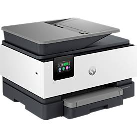 HP OfficeJet Pro 9120e All-in-One Tintenstrahldrucker, 1.200 dpi, 2,7 Zoll Touch-Display, Dual-Band Wi-Fi/LAN, USB 2.0, 